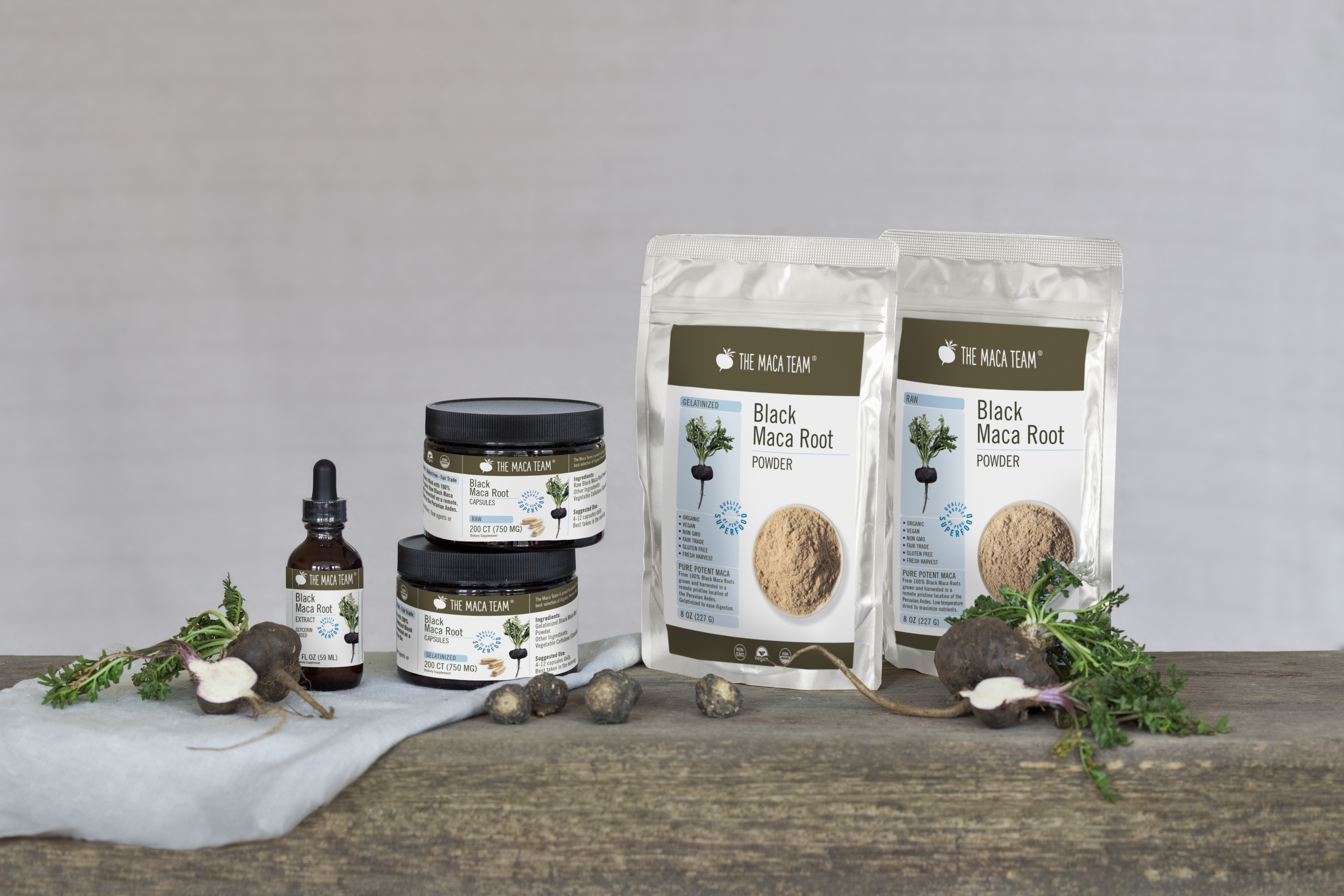 Black maca products - Shop TheMacaTeam.com. 