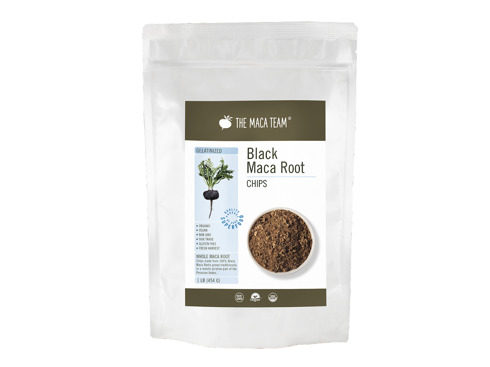 Buy Black Maca Chips - Shop TheMacaTeam.com.