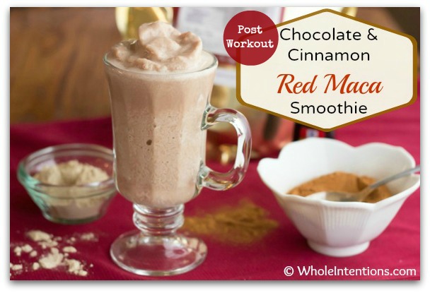 Chocolate Cinnamon Red Maca Smoothie Recipe - shop themacateam.com. 