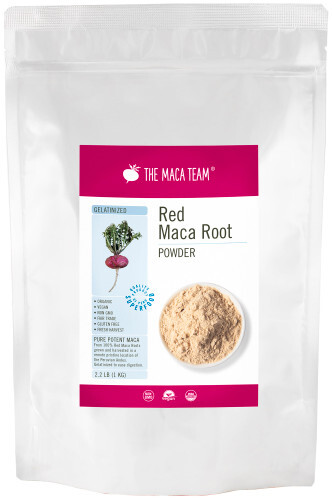 gelatinized red maca powder