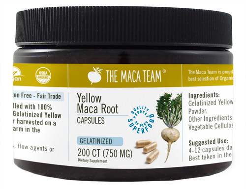 Gelatinized Yellow Maca - shop themacateam.com. 