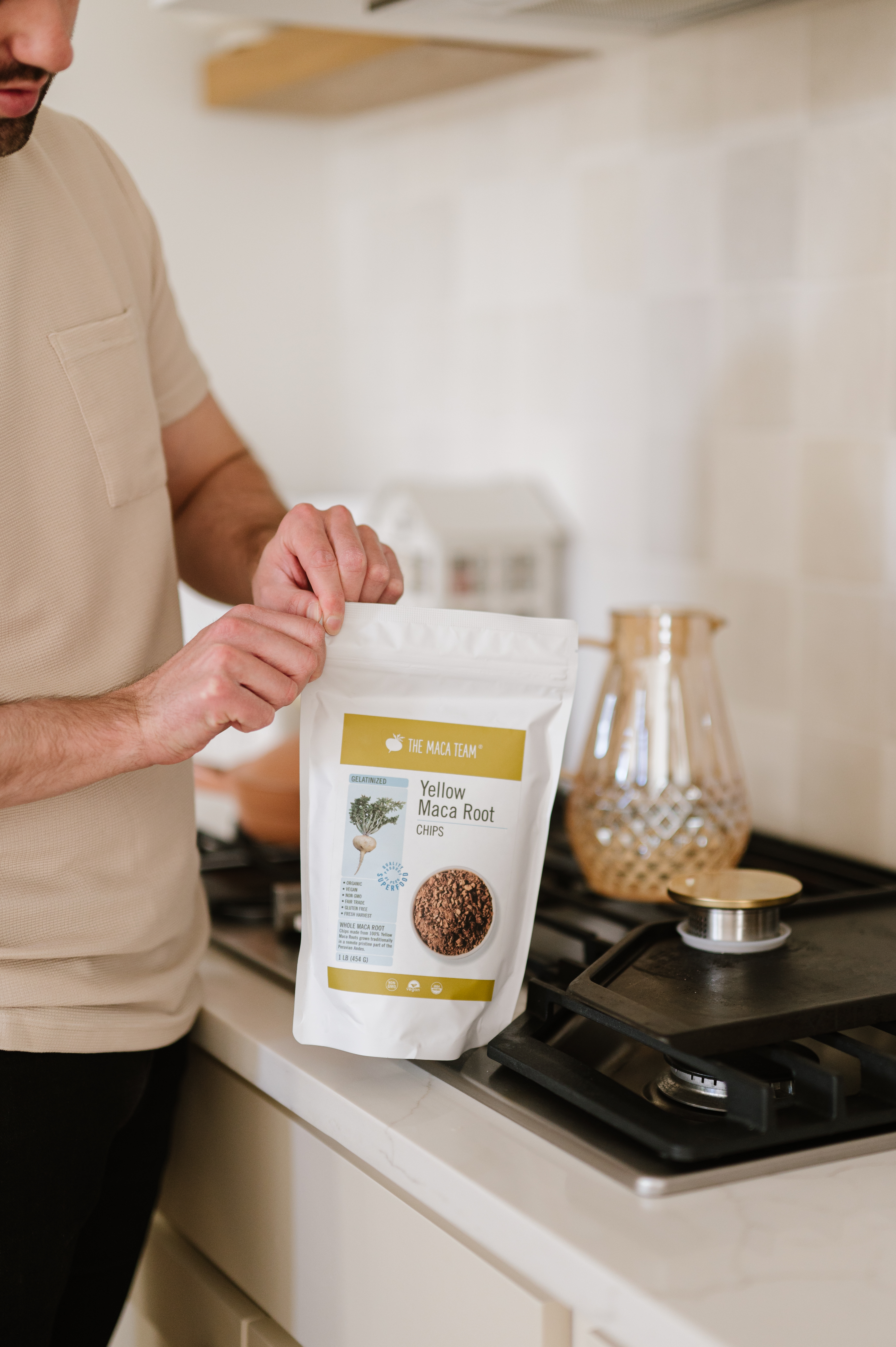 Gelatinized Yellow Maca Root Chips - Shop TheMacaTeam.com. 