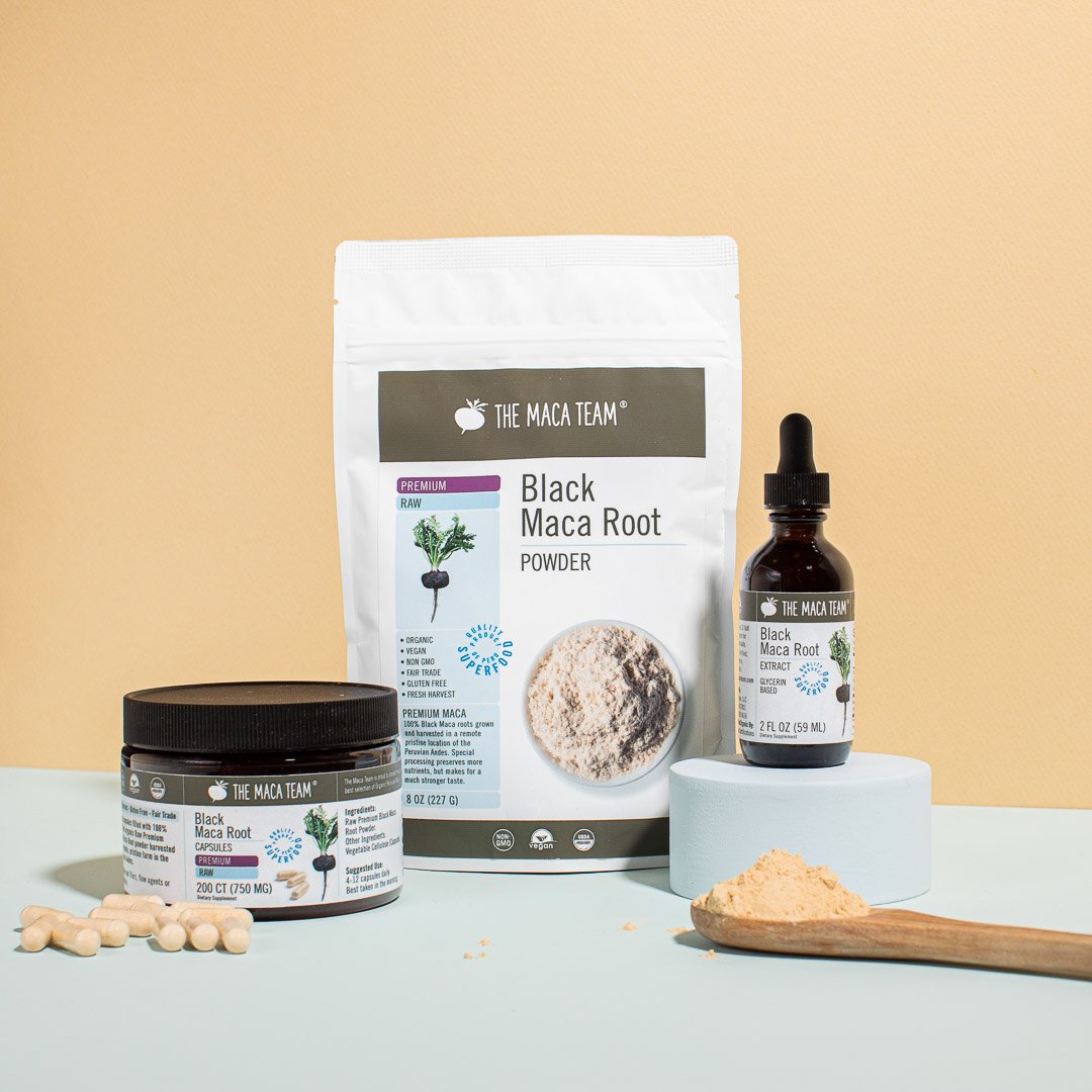 black maca products - shop themacateam.com. 