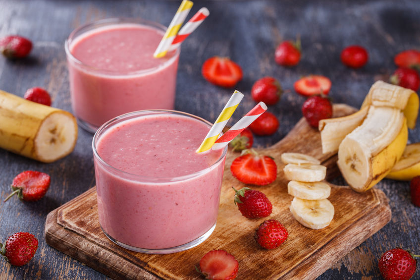 maca strawberry banana smoothie - shop themacateam.com. 