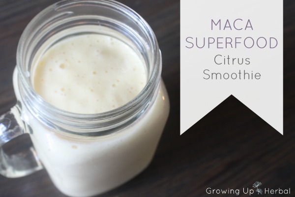 Maca Citrus Superfood Smoothie - Shop TheMacaTeam.com. 