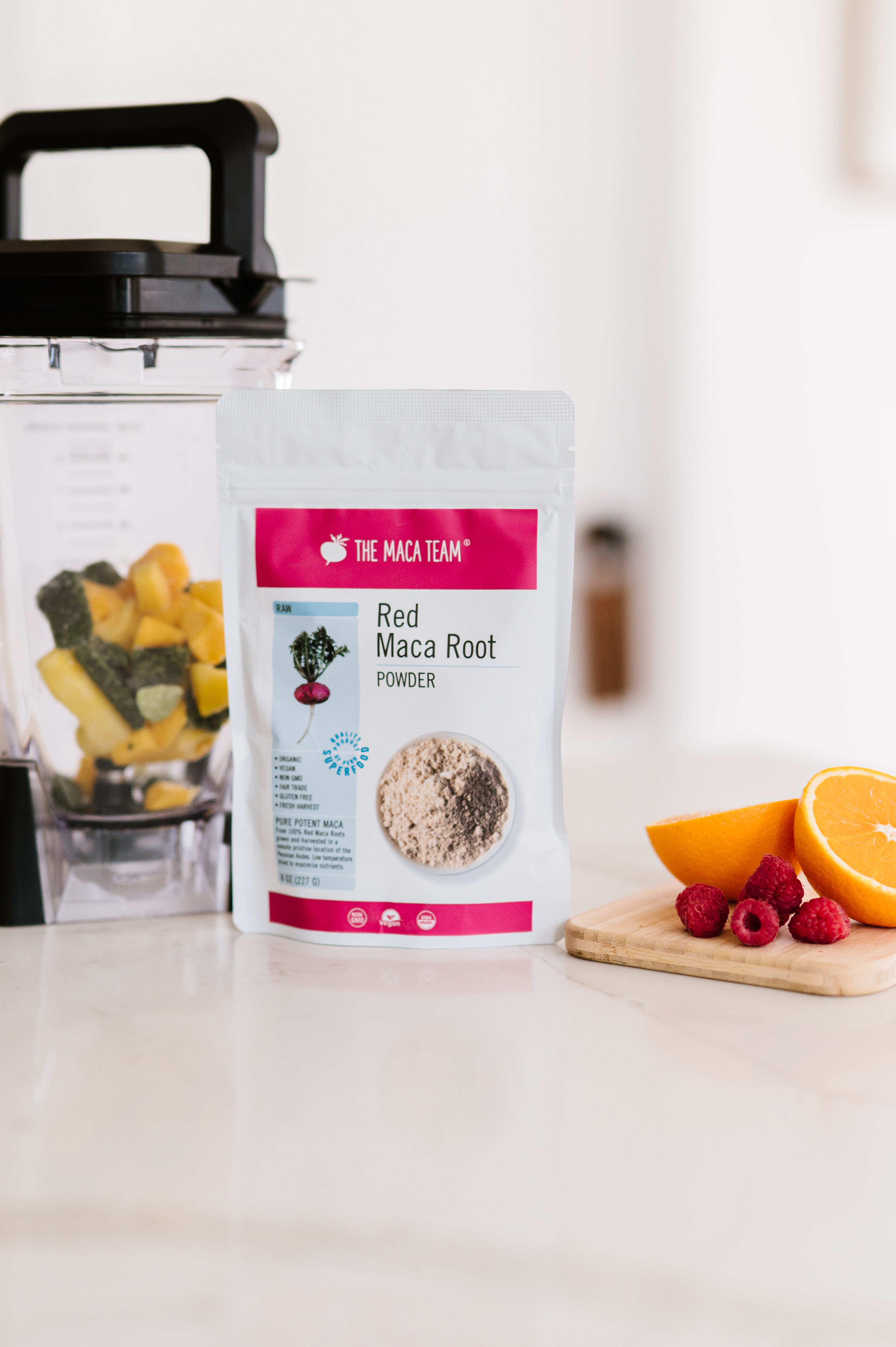 Red maca root powder for smoothies