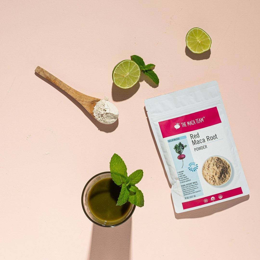 Gelatinized red maca powder - Shop TheMacaTeam.com.