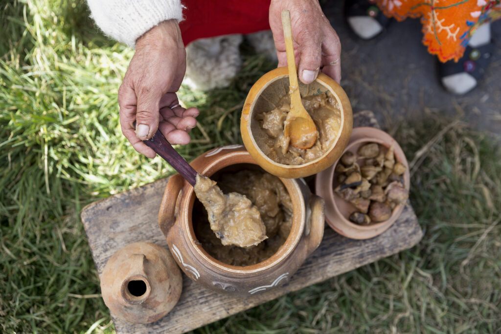 Traditional Peruvian Mazamorra de Maca