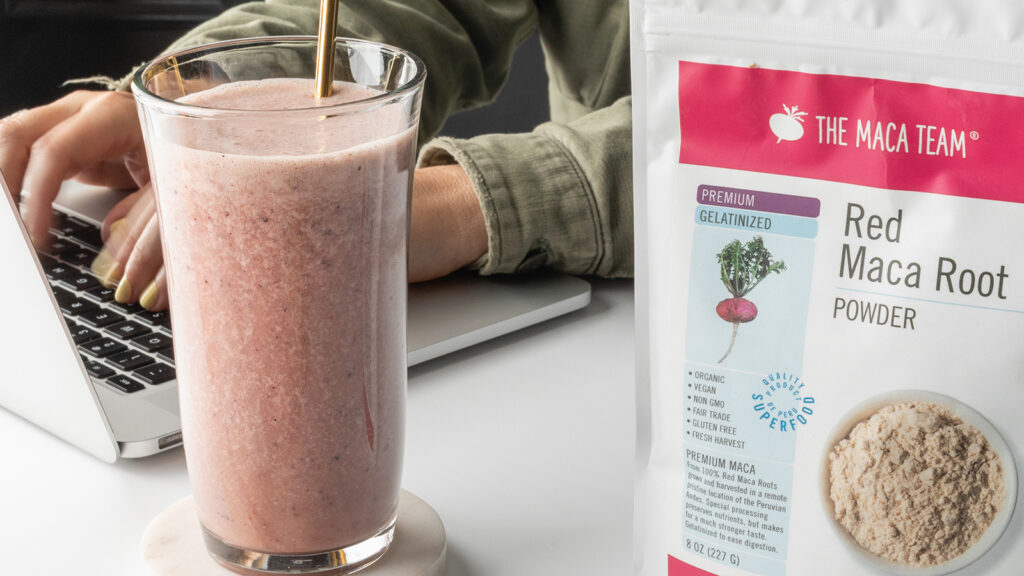 Maca used as part of a comfortable consistent daily routine