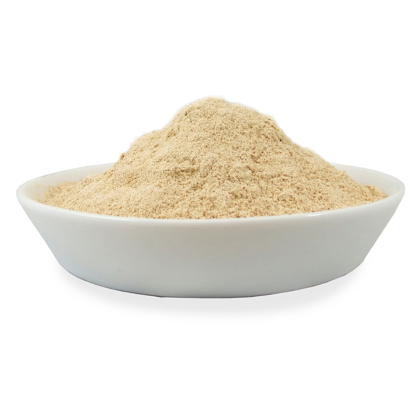 Organic Premium Gelatinized Black Maca Powder from The Maca Team in a bowl