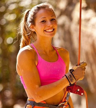 Sasha DiGiulian - Professional Climber and The Maca Team Ambassador Sasha DiGiulian, professional climber and The Maca Team ambassador