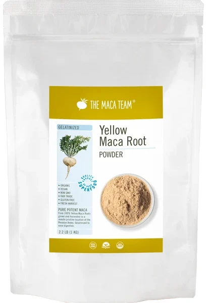 Organic Gelatinized Yellow Maca Powder