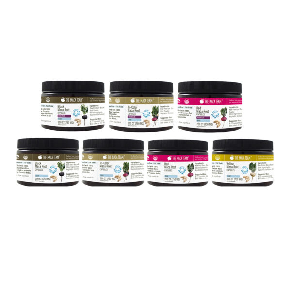 Complete Raw Maca Capsule Sampler Package