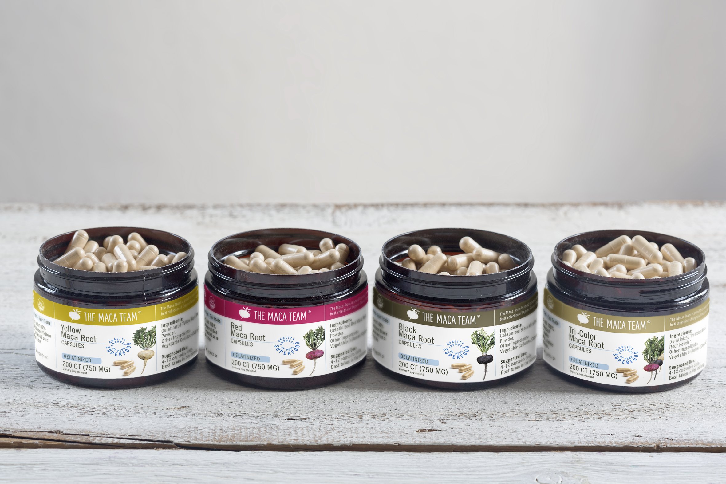 Organic Maca Capsules Organic maca capsules from The Maca Team
