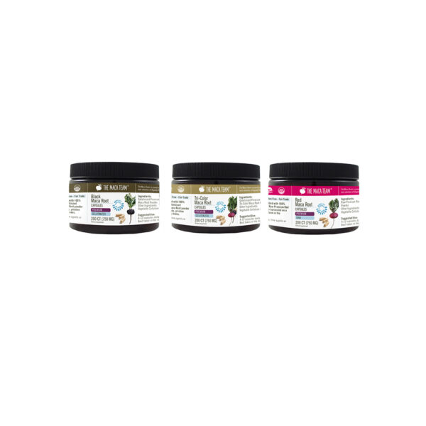 Organic Premium Gelatinized Maca Capsule Sampler Package from The Maca Team