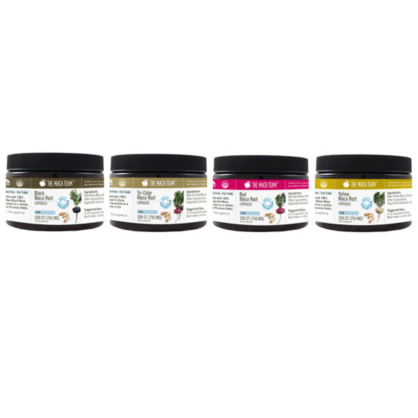 Organic Raw Maca Capsule Sampler Package from The Maca Team